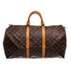 Image 1 : Louis Vuitton Monogram Canvas Leather Keepall 50 cm Duffle Bag Luggage