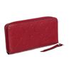 Image 4 : Louis Vuitton Red Empriente Leather Monogram Zippy Wallet