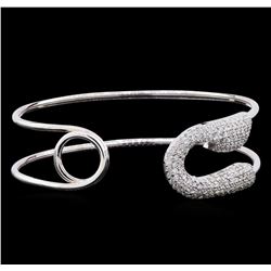 2.08 ctw Diamond Bracelet - 14KT White Gold