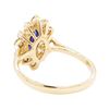 Image 3 : 0.60 ctw Sapphire and Diamond Ring - 14KT Yellow Gold
