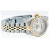 Image 5 : Rolex Ladies 2 Tone 14K MOP String Diamond Datejust Wristwatch