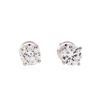 Image 1 : 1.04 ctw Diamond Stud Earrings - 14KT White Gold