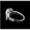 Image 3 : 0.70 ctw Diamond Ring - 14KT White Gold