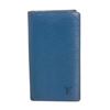 Image 1 : Louis Vuitton Blue Epi Leather Checkbook Holder Wallet