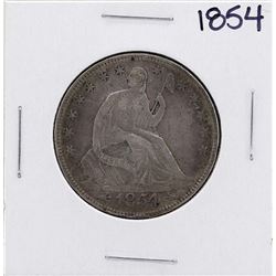 1854 Seated Liberty Half Dollar Coin