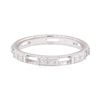 Image 1 : 14KT White Gold Milgrain Eternity Ring