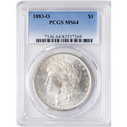 1883-O $1 Morgan Silver Dollar Coin PCGS MS64