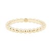 Image 1 : 14KT Yellow Gold Eternity Ball Motif Ring
