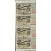 Image 1 : Uncut Sheet of (4) State of Louisiana Baby Bond Obsolete Notes