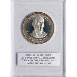 1967 Limited Edition Sterling Silver Proof Presidential Medal