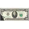 Image 1 : 1977 $20 Federal Reserve Note Printed Fold Over ERROR