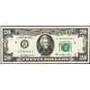 Image 3 : 1977 $20 Federal Reserve Note Printed Fold Over ERROR