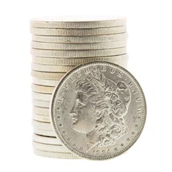 Roll of (20) Brilliant Uncirculated 1884-O $1 Morgan Silver Dollar Coins