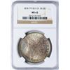 Image 1 : 1878 7TF Rev of 78 $1 Morgan Silver Dollar Coin NGC MS62