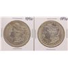 Image 1 : Lot of (2) 1896 $1 Morgan Silver Dollar Coins