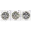 Image 1 : Lot of (3) 1957 $1 Canada Silver Dollar Coins