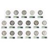 Image 2 : Set of 1986-2002 $ American Silver Eagle Coins ICG MS69