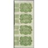 Image 2 : Uncut Sheet of (4) State of Louisiana Baby Bond Obsolete Notes