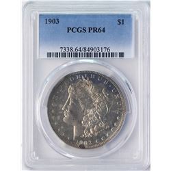 1903 $1 Proof Morgan Silver Dollar Coin PCGS PR64