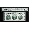Image 1 : Giori Washington Face Test Note PMG Superb Gem Uncirculated 67EPQ