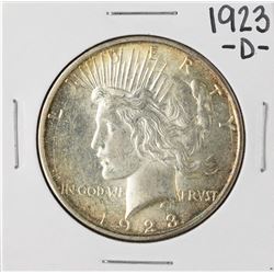1923-D $1 Peace Silver Dollar Coin