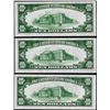 Image 2 : Lot of (3) Consecutive 1934A $10 Federal Reserve Notes St. Louis
