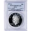 Image 1 : 1972-S $1 Ike Eisenhower Proof Silver Dollar Coin PCGS PR69DCAM