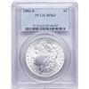 Image 1 : 1881-S $1 Morgan Silver Dollar Coin PCGS MS63