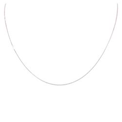 14KT White Gold Initial Necklace