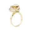 Image 4 : 14KT Yellow Gold 1.10 ctw Diamond Ring