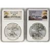 Image 1 : Lot of 2014-2015 $1 American Silver Eagle Coins NGC MS69 First Releases