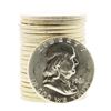 Image 1 : Roll of (20) Brilliant Uncirculated 1961 Franklin Half Dollar Coins