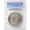 Image 1 : 1884 $1 Morgan Silver Dollar Coin PCGS MS64 Amazing Toning