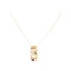 Image 1 : 14KT Yellow Gold Electroformed Pendant with Chain