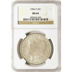 1900-O $1 Morgan Silver Dollar Coin NGC MS64