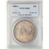 Image 2 : 1888-S $1 Morgan Silver Dollar Coin PCGS MS65 AMAZING Toning
