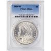 Image 1 : 1886-O $1 Morgan Silver Dollar Coin PCGS MS63