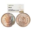 Image 1 : 1879-O $1 Morgan Silver Dollar Coin NGC MS66 Amazing Toning