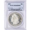 Image 1 : 1899 $1 Morgan Silver Dollar Coin PCGS MS64DMPL