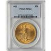 Image 1 : 1922 $20 St. Gaudens Double Eagle Gold Coin PCGS MS63