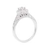 Image 4 : 14KT White Gold 0.60 ctw Diamond Lady's Ring