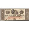 Image 1 : 1862 $10 The State of Georgia Obsolete Note