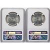 Image 2 : Lot of (2) 1952 Washington-Carver Commemorative Half Dollar Coins NGC MS63