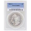 Image 1 : 1881-S $1 Morgan Silver Dollar Coin PCGS MS65