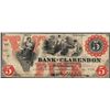 Image 1 : 1862 $5 Bank of Clarendon Obsolete Note