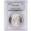 Image 1 : 1890-CC $1 Morgan Silver Dollar Coin PCGS MS63