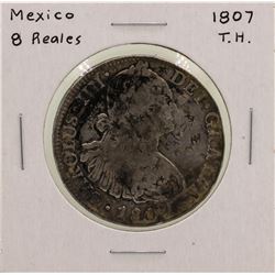 1807T.H. Mexico 8 Reales Silver Coin