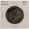Image 1 : 1807T.H. Mexico 8 Reales Silver Coin