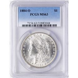 1884-O $1 Morgan Silver Dollar Coin PCGS MS63
