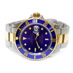 Rolex Mens Submariner Stainless Steel and 18KT Yellow Gold 40mm Wacth